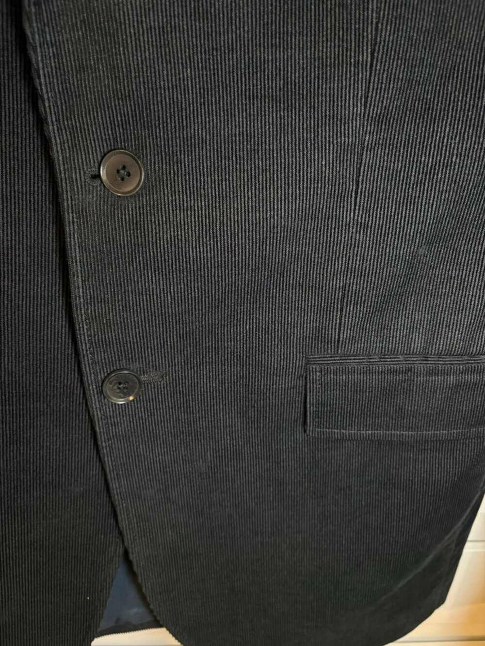 Banana Republic Men’s Black Heritage Academia Corduroy Tailored Fit Blazer 40R - Picture 6 of 14